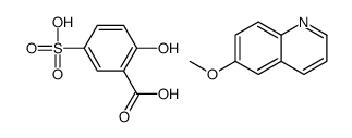 5-sulphosalicylic acid, compound with 6-methoxyquinoline Structure