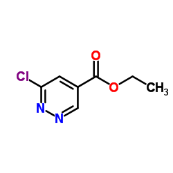 Ethyl 6-chloro-4-pyridazinecarboxylate Structure