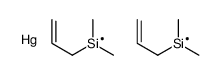 dimethyl(prop-2-enyl)silicon,mercury Structure