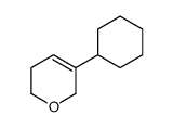 5-cyclohexyl-3,6-dihydro-2H-pyran Structure
