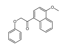 1-(4-methoxynaphthalen-1-yl)-2-phenoxyethanone结构式