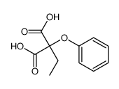 2-ethyl-2-phenoxypropanedioic acid Structure