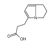 3-(6,7-dihydro-5H-pyrrolizin-3-yl)propanoic acid结构式