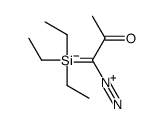 1-diazonio-1-triethylsilylprop-1-en-2-olate结构式