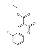 ethyl 3-(2-fluorophenyl)-2-nitroprop-2-enoate Structure