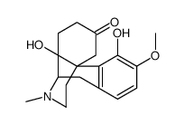 4,14-DIHYDROXY-3-METHOXY-17-METHYLMORPHINAN-6-ONE Structure