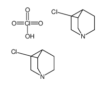 3-chloro-1-azabicyclo[2.2.2]octane,perchloric acid结构式