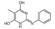 4(1H)-Pyrimidinone, 6-hydroxy-5-methyl-2-(phenylamino)- (9CI)结构式
