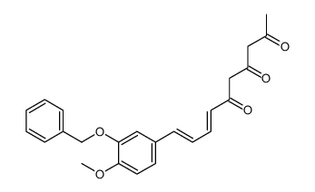 10-(4-methoxy-3-phenylmethoxyphenyl)deca-7,9-diene-2,4,6-trione结构式