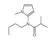 N-butyl-2-methyl-N-(1-methylpyrrol-2-yl)propanamide Structure