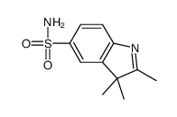 2,3,3-trimethylindole-5-sulfonamide Structure