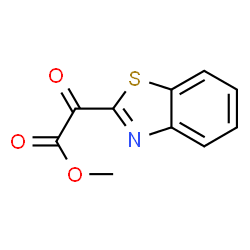 2-Benzothiazoleaceticacid,alpha-oxo-,methylester(9CI) structure