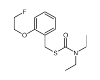 S-[[2-(2-fluoroethoxy)phenyl]methyl] N,N-diethylcarbamothioate Structure