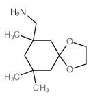 1,4-Dioxaspiro[4.5]decane-7-methanamine,7,9,9-trimethyl- Structure