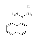 1-methyl-1-naphthalen-1-yl-hydrazine结构式