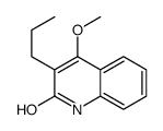 4-methoxy-3-propyl-1H-quinolin-2-one结构式