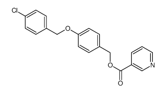 4-(4'-chlorobenzyloxy)benzyl nicotinate结构式