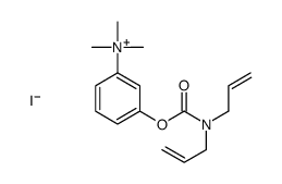 [3-[bis(prop-2-enyl)carbamoyloxy]phenyl]-trimethylazanium,iodide Structure