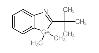 9,9-dimethyl-8-tert-butyl-7-aza-9-germabicyclo[4.3.0]nona-1,3,5,7-tetraene结构式