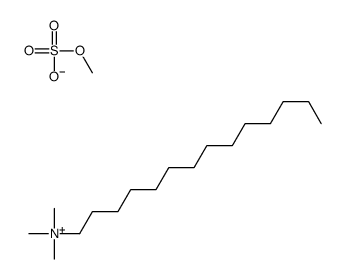 trimethyltetradecylammonium methyl sulphate Structure
