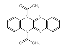 Quinoxalino[2,3-b]quinoxaline, 5,12-diacetyl-5,12-dihydro-结构式