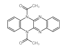 Quinoxalino[2,3-b]quinoxaline, 5,12-diacetyl-5,12-dihydro- Structure