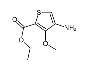 2-Thiophenecarboxylicacid,4-amino-3-methoxy-,ethylester(9CI)结构式