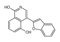 4-(1-benzofuran-2-yl)-5-hydroxy-2H-isoquinolin-1-one结构式