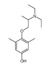 4-[2-(diethylamino)propoxy]-3,5-dimethylphenol Structure