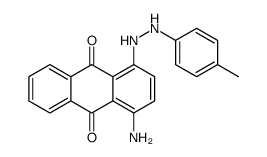 1-amino-4-[2-(4-methylphenyl)hydrazinyl]anthracene-9,10-dione结构式