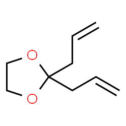 1,3-Dioxolane,2,2-di-2-propenyl- (9CI)结构式