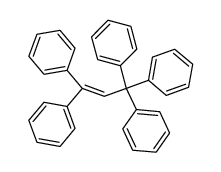 1,1,3,3,3-pentaphenyl-propene Structure