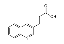 3-(QUINOLIN-3-YL)PROPANOIC ACID Structure