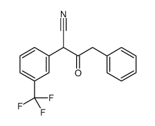 beta-oxo-alpha-[3-(trifluoromethyl)phenyl]benzenebutyronitrile Structure