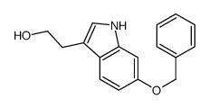 6-苄氧基-3-(2-羟基乙基)吲哚结构式