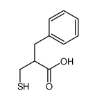 2-benzyl-3-mercaptopropanoic acid结构式