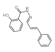 Benzoic acid,2-hydroxy-, 2-(3-phenyl-2-propen-1-ylidene)hydrazide picture