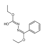 ethyl N-ethoxycarbonylbenzenecarbohydrazonate Structure