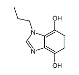 1H-Benzimidazole-4,7-diol,1-propyl-(9CI)结构式