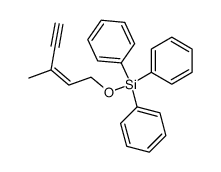 2z-3-Methyl-2-penten-4-in-1-ol-triphenylsilil Structure