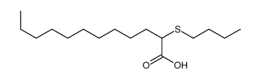 2-(butylthio)dodecanoic acid Structure