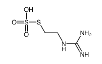 Thiosulfuric acid S-[2-[(aminoiminomethyl)amino]ethyl] ester结构式