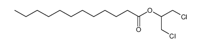 2-chloro-1-(chloromethyl)ethyl dodecanoate结构式