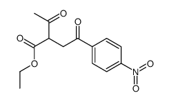 ethyl 2-acetyl-4-(4-nitrophenyl)-4-oxobutanoate Structure