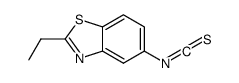 Benzothiazole, 2-ethyl-5-isothiocyanato- (9CI)结构式
