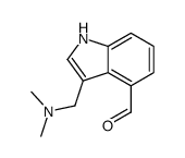 3-[(dimethylamino)methyl]-1H-indole-4-carbaldehyde Structure