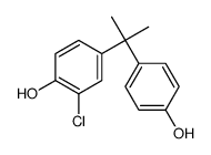 2-Chloro-4-[2-(4-hydroxyphenyl)-2-propanyl]phenol Structure