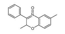 2,6-dimethyl-4-oxido-3-phenyl-2H-1,4-benzoxazin-4-ium结构式