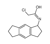 Acetamide, 2-chloro-N-(1,2,3,5,6,7-hexahydro-s-indacen-1-yl)-结构式