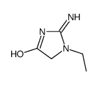 2-amino-1-ethyl-1,5-dihydro-4H-imidazol-4-one structure